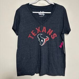 Touch by Alyssa Milano Houston Texans V-Neck T-Shirt XL